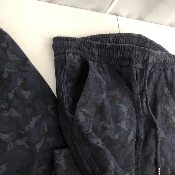 Athleta Stratum Camo Navy Elastic Waist Stretch Farallon Jogger Pants Sz 2 - Picture 11 of 14